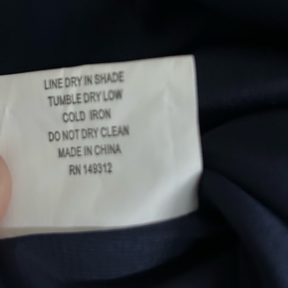 Here Comes the Sun Navy Satin Babydoll Empire Waist Poof Sleeve Mini Dress XS - Picture 13 of 14